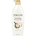 Jergens Shea Butter Hand and Body Lotion, Deep Conditioning Moisturizer, 3X More Radiant Skin, with Pure Shea Butter, Dermatologist Tested, 16.8 Oz, Pack of 3
