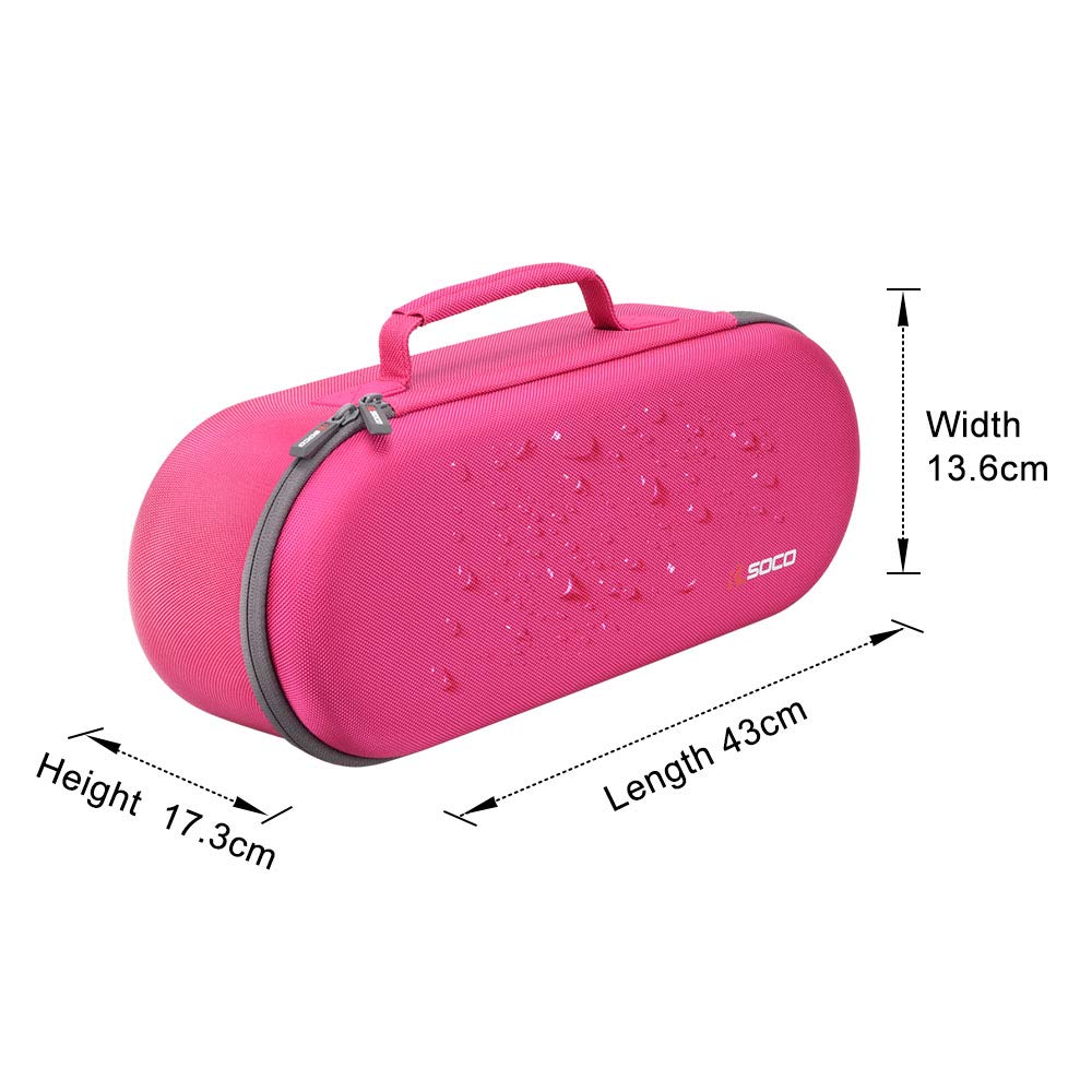 RLSOCO Hard Case for Dyson Supersonic Hair Dryer Iron/Fuchsia-Fits All Hair Dryer Accessories (Pink): Health & Personal Care