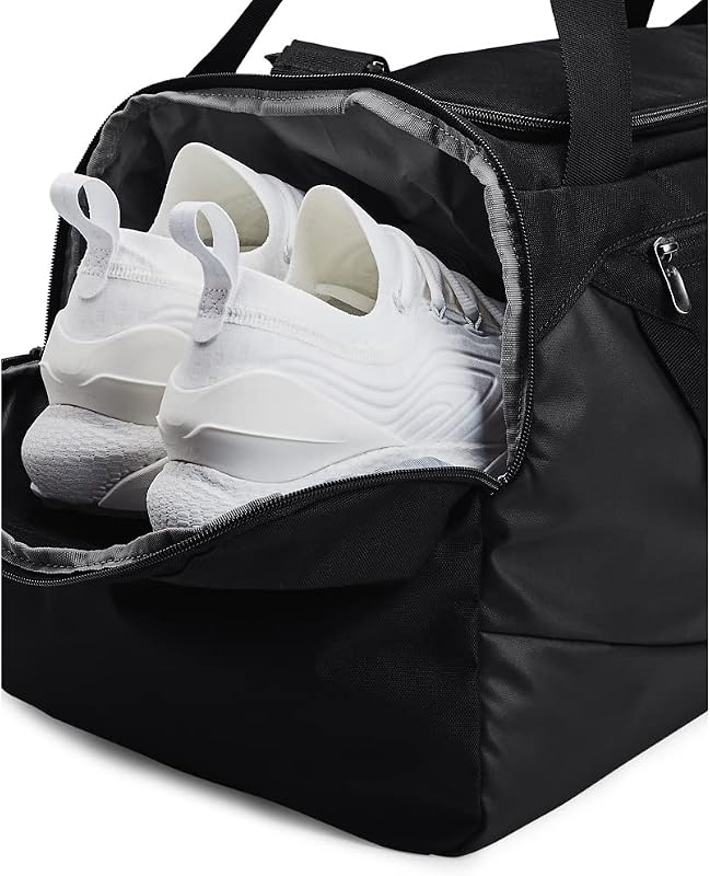 Unisex Undeniable 5.0 Small Duffle Bag - Black / Black / Metallic Silver - Small