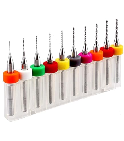 26pc Micro Hand Drill Bits Small Manual Keyless Chuck Pin Vise Rotary Tool Kit E - Foto 9