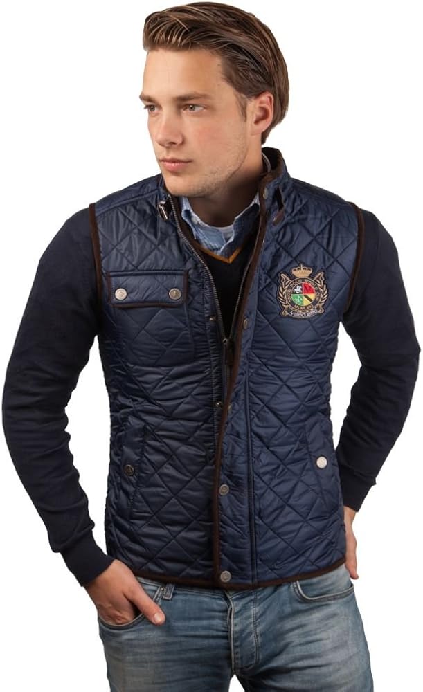 Valecuatro Chaleco Husky H, Azul Marino, S para Hombre Amazon.es Ropa