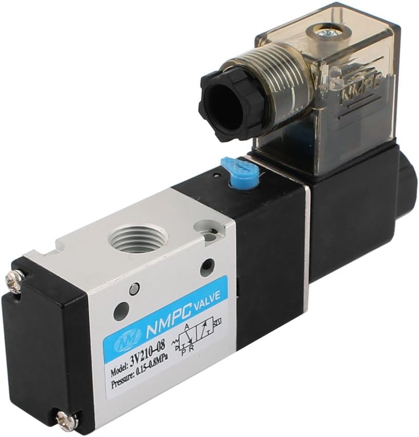 Heschen Elettrovalvola pneumatica elettrica 3V210-08-NO 12VDC PT1/4'' 2