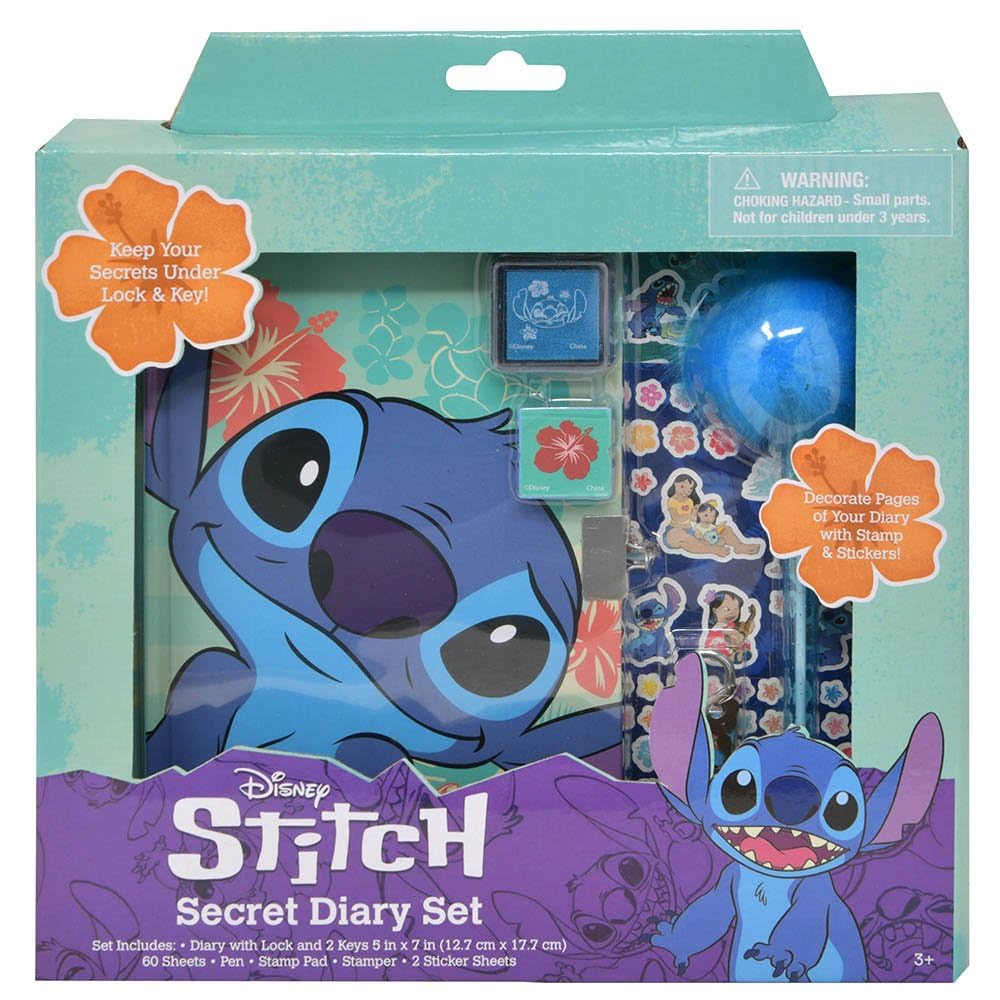 Photo 1 of Disney Stitch Secret Diary Set