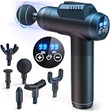 Timiyou Massage Gun Deep Tissue 99 Speeds 6 Heads LCD Touch Screen view 1