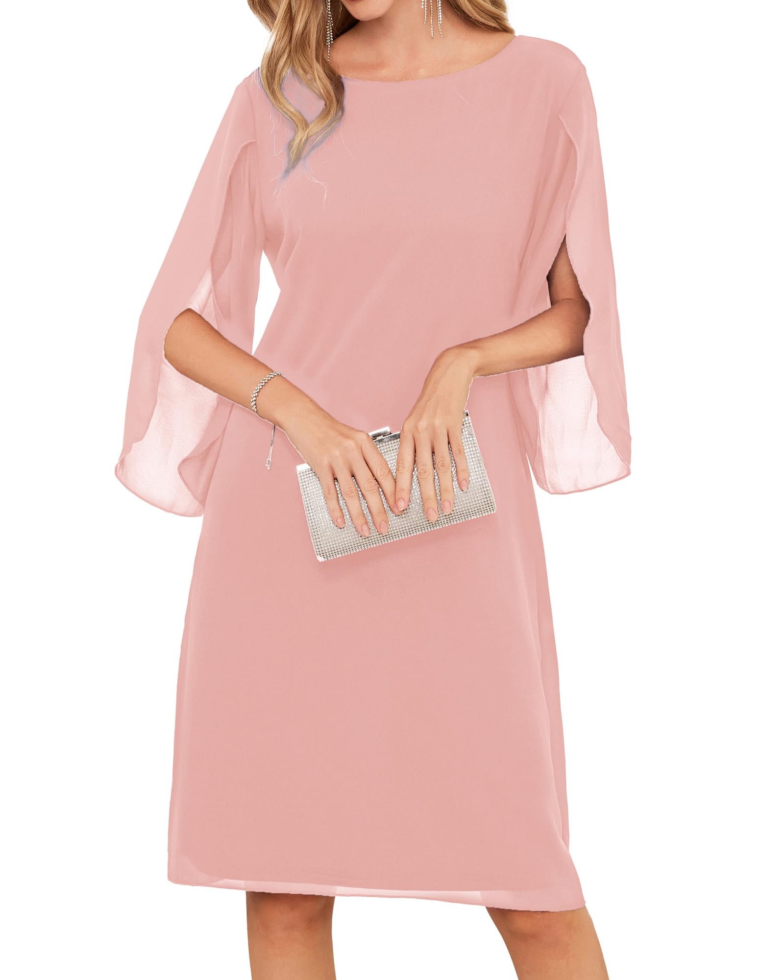 GRACE KARIN Chiffon Dresses for Women 2024 Wedding