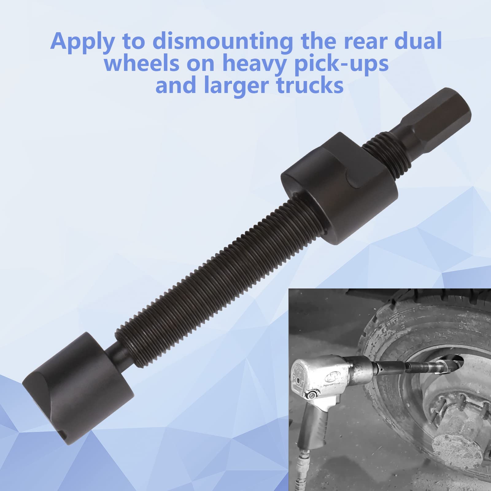 Dual Rim Puller Mua aremnry Dual Wheel Separator Tool Wheel Hub Removal Tool One-Piece ...