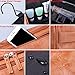 VASKER Travel Toiletry Bag Leather Dopp Kit Hanging Toiletry Organizer Makeup Bag Waterproof Portable Bathroom Cosmetic Bag Business Gift for Men