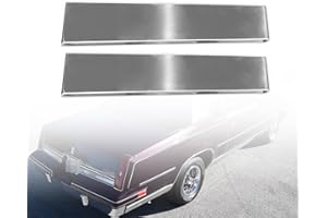 1409KMT Front Lower Fender Chrome Molding Trim Compatible with 1981-1987 Oldsmobile Cutlass Supreme Salon 25530752 25530753