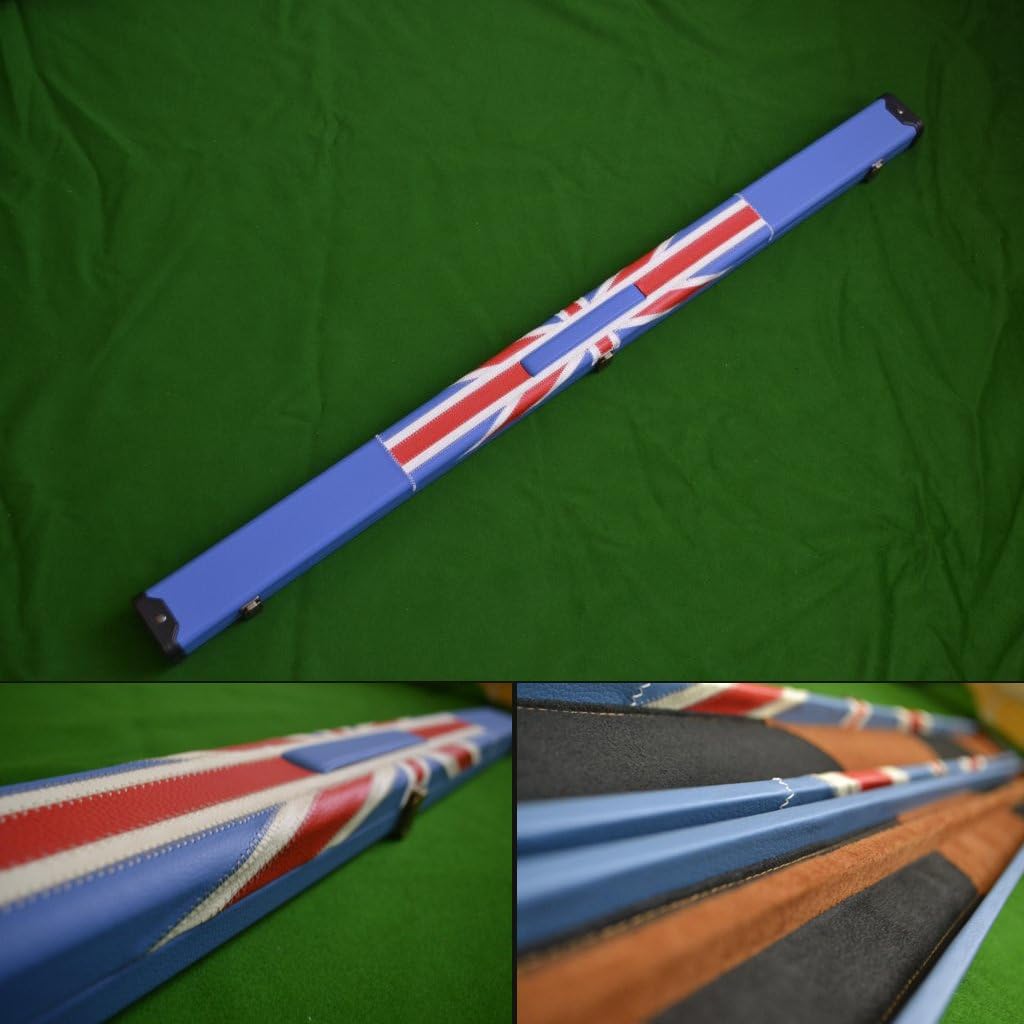 LPC Handmade Leather Snooker Cue Cases - 3/4 Cases / 1 Piece Cases - Multiple Colours & Styles!