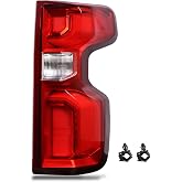 Lathsy LED Tail Light Compatible With 2019-2026 Chevy Silverado 1500 Right | 2020-2023 Silverado 2500HD/3500HD,Passenger Side taillight,Rear light,Replace 84678150 GM2801311