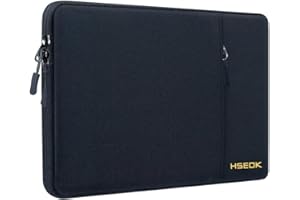 HSEOK Laptop Case 15.6 Inch Sleeve, Shockproof Protective Water Repellent with Accessory Pocket,Compatible with Mac Pro 16 in