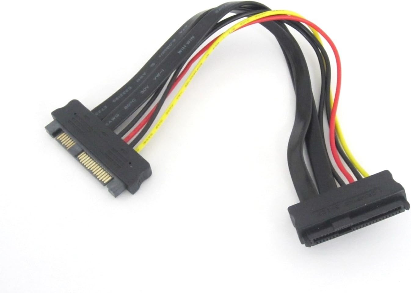 Micro SATA Cables SAS 29 Pin Female to SAS 29 Pin Male Extension Cable 8 Inch