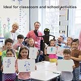 Hisredsun Mini Dry Erase Whiteboard 8.2x11.8 Double-Sided with Pens Erasers view 7