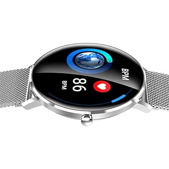 Bluetooth Smartwatch, BZLine L6 Intelligente Uhr Armbanduhr Fitness Tracker Sport Uhr mit Schrittzähler Blutdruck Schlaftrack