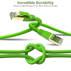 Cat8 Ethernet Cable 10FT, Indoor&Outdoor, Heavy