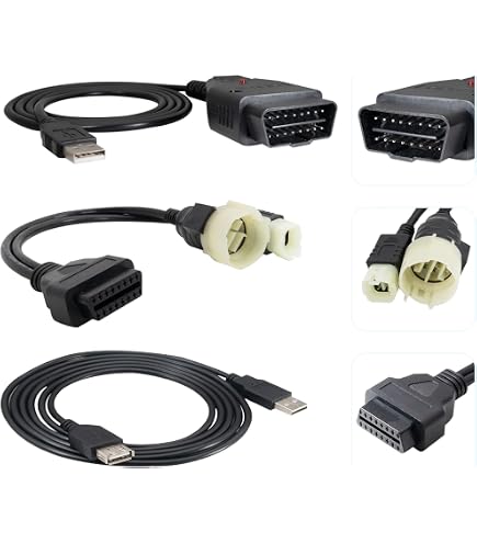 Kit Diagnostico SUZUKI MARINE Per Motori Fuoribordo - Software SDS 8.0, Cavi 4 E 8 Pin, Compatibile Con Modelli 2020 E Precedenti