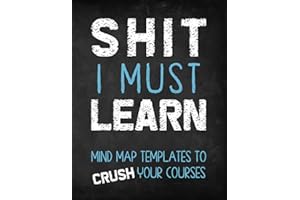 Mind Map Templates to CRUSH Your Courses: The Must-Have Mind Mapping Notebook for Students | A funny gift for serious student