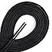 OrthoStep Round Dress Thin Black 27 inch Shoelaces 2 Pair Pack