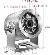 Barlus 5MP Underwater Camera POE 100° Wide-angle Fill Light IP68 Waterproof view 3