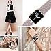 Easy Watch Sport Loop Band, Fastener Adjustable Closure Wrist Strap Lightweight Breathable Nylon Replacement Band for Apple Watch Nike+, Series 3/2/1, Sport, Edition (42MM, Pale Pink & Pink Sand)