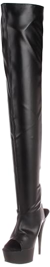 Pleaser Delight-3017 - Sexy Plateau High Heels Overknee Stiefel 36-45