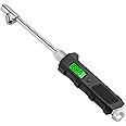 Number-one Digital Tire Pressure Gauge 230 PSI Auto Shut Off LCD Backlight Digital Display RV Heavy Duty Dual Head Rotatable Pressure Measuring Valve with LED Flashlight for RV Car Truck Motorcycle