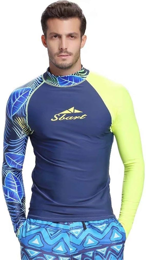 Amazon Co Jp Tenflow ラッシュガード メンズ 長袖 水着 スイムウエア 水泳 スイミング サーフィン Uvカット 日焼け止め トップス Yr 742 服 ファッション小物