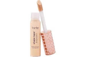 tarte shape tape radiant concealer – Medium-Coverage, Radiant Finish for Under Eye Concealer for Dark Circles, Fine Lines, Redness & Discoloration, Hydrating, Vegan, Cruelty Free
