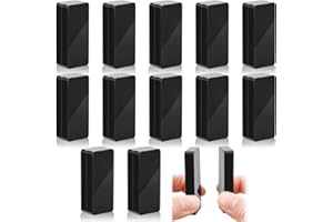 Copkim 24 Pieces Outdoor Curtain Weights, Heavy Duty Waterproof Magnetic Drapery Weights for Home Decor, Shower Curtains, Outside Curtain, Tablecloth, Tablecloth to Stop Wind (Black)