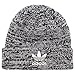 adidas Men's Originals Trefoil Knit Beanie, Black/White Marl, One Size