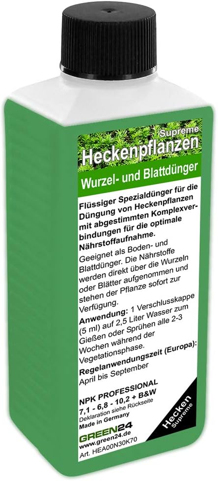 GREEN24 Heckenpflanzen Dünger Supreme HIGHTECH für Laubhecken und Immergrüne Hecken