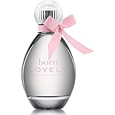 Born Lovely by SJP - Lush, Sweet, Elegant Amber Floral Eau De Parfum Spray Fragrance for Women - Mandarin, Peony, Honeysuckle, and Freesia - Intense, Long Lasting Scent - 3.4 oz