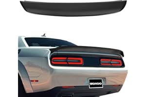 Rear Spoiler Wing for Dodge Challenger 2008-2017 Rear Trunk Lip Spoiler Wing Matte Black