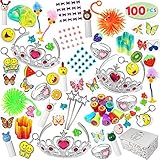 Joyin Toy 100 Pc Party Favor Toy Assortment for Girls, Party Favor for kids, Birthday Party Supplies, School Classroom Rewards, Carnival Prizes, Pinata Fillers, Stocking Stuffers