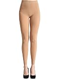 Amoretu Womens Seamless Soft High Waisted Footless