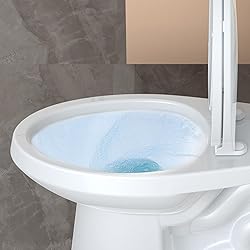 Two Piece Toilets Elongated, 21" Extra Tall Toilet