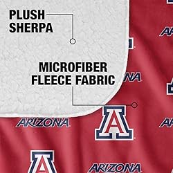 University of Arizona Blanket, 60"x80" Logo Pattern