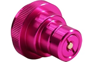 GreatWhip CO2 Quick Adapter Upgraded for Soda Water Bubbler Compatible with DUO/Terra/Art, Soda Maker Valve Refill Accessories for Quick Connecting Universal CO2 Cylinder with TR21-4 Male Thread, Pink