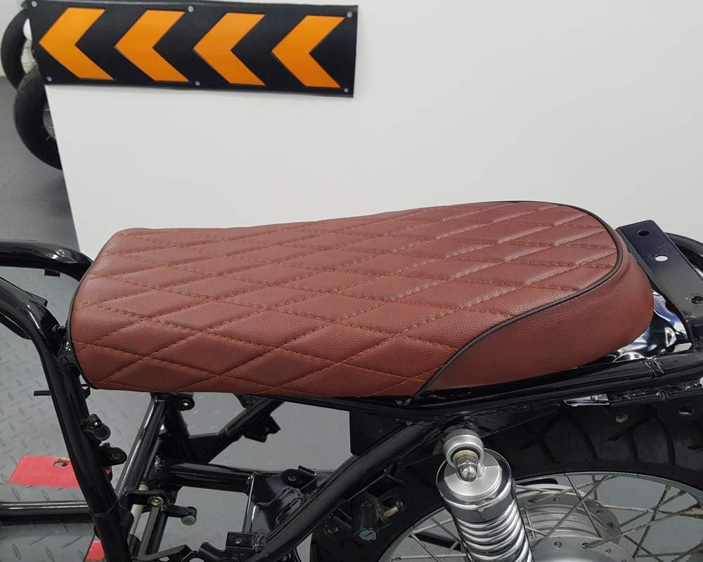 Motorcycle Seat Black Street Bike Scrambler Flat Tracker Brat Bike Muscle Bike Motorcycle Parts Seats Seat Parts
