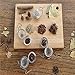 X-Chef 2 inch Diameter Stainless Steel Tea Ball Infuser Spice Strainer (Set of 6) - Free Cleaning Brush