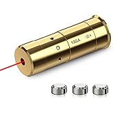 MidTen Bore Sight 12 Gauge Laser Boresighter Red/Green Dot Zeroing Laser Bore Sight with Extra Batteries