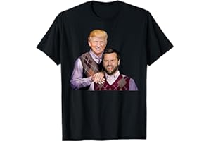 TRUMP 2024 ELECTION AMERICAN FLAG SHIRT PRESIDENT Trump Vance 2024 Brothers Funny Parody Trump J.D. Vance Bros T-Shirt