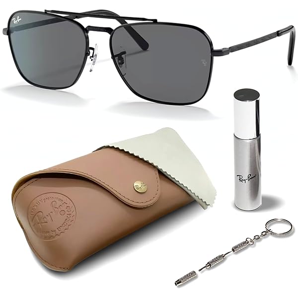 Amazon.com: Ray-Ban RB4339D Square Shape Non-Polarized Sunglasses