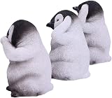 Nemesis Now U4921R0 See Hear Speak No Evil Emperor Penguin Chick Figurines view 2