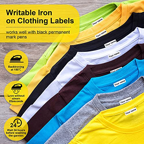 Writable Iron on Clothing Labels, Personalized Labels to Mark Clothes, Personalized Clothing