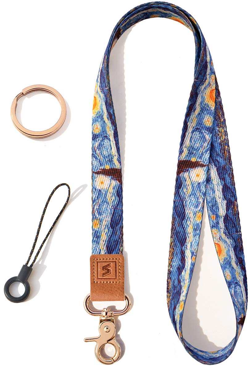 SENLLY Neck Lanyard Strap for Keys, Original Pattern Design ID Badge and Keychain Holder — image 1
