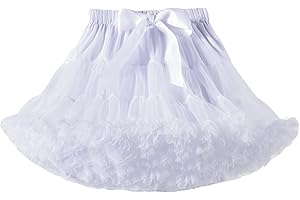 Girls Adult Tutu Skirt Toddler Baby Puffy Tulle Princess Pettiskirt Birthday Party Elastic Waist Layered Skirt Parent-Child