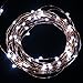 String Lights,Oak Leaf 2 Set of Micro 30 LEDs Super Bright Cool White Led Rope Lights Battery Operated on 9.8 Ft Long Ultra Thin String Copper For Home Bedroom Party