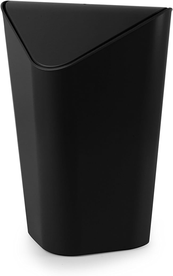 Umbra Corner Waste Bin, Black Amazon.co.uk Kitchen & Home
