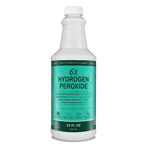 MAXTITE 6% Hydrogen Peroxide Solution - 32 Fl Oz (Food-Grade H2O2 ...